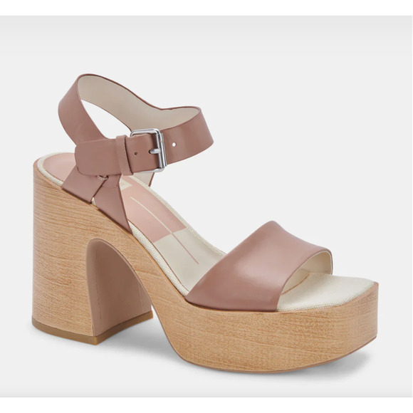 DOLCE VITA New in Box Wallis Platform Heel Sandal in Cafe // 9.5 - Picture 1 of 14
